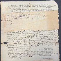 William Smith and Joseph Fabyan Writ of Attachment